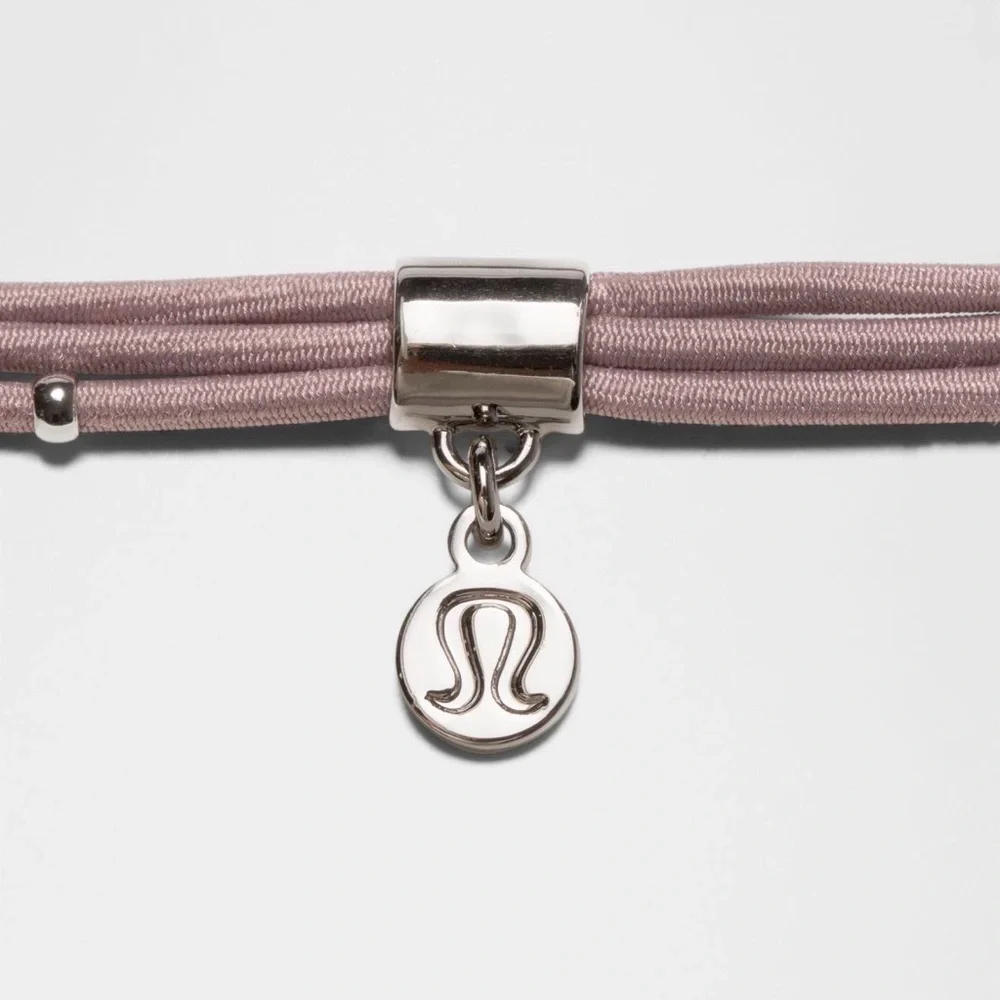 NWT/ 🍋 Lululemon Multi Band Charm Gaur Elastics - Set of 2 - Picture 2 of 2